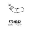 SCANI 1770279 Exhaust Pipe